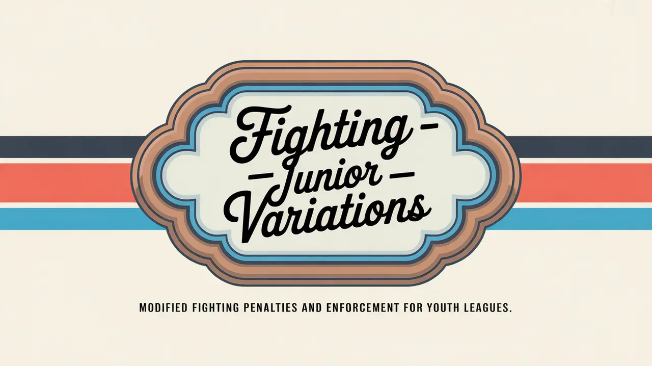 Polished nameplate with Fighting – Junior Variations on ice background